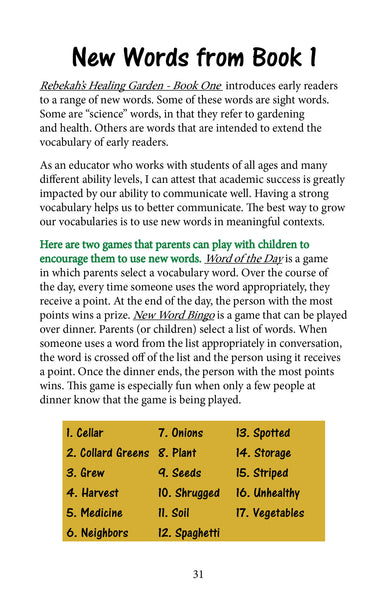 Rebekah's Healing Garden: Book One